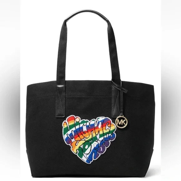 Michael Kors Rainbow 2pcs Set Tote & Clutch New with Tags Still in Plastic - Picture 9 of 9